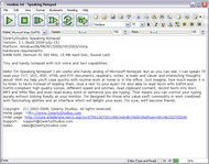 Speaking Notepad screenshot